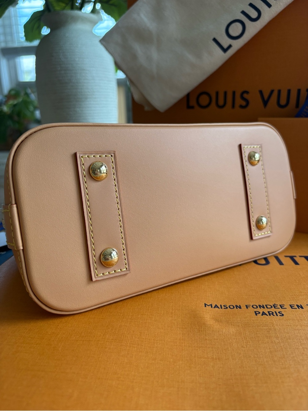 Louis Vuitton Alma BB Monogram Origine Lin 130th Anniversary limited edition NIB - Picture 8 of 16